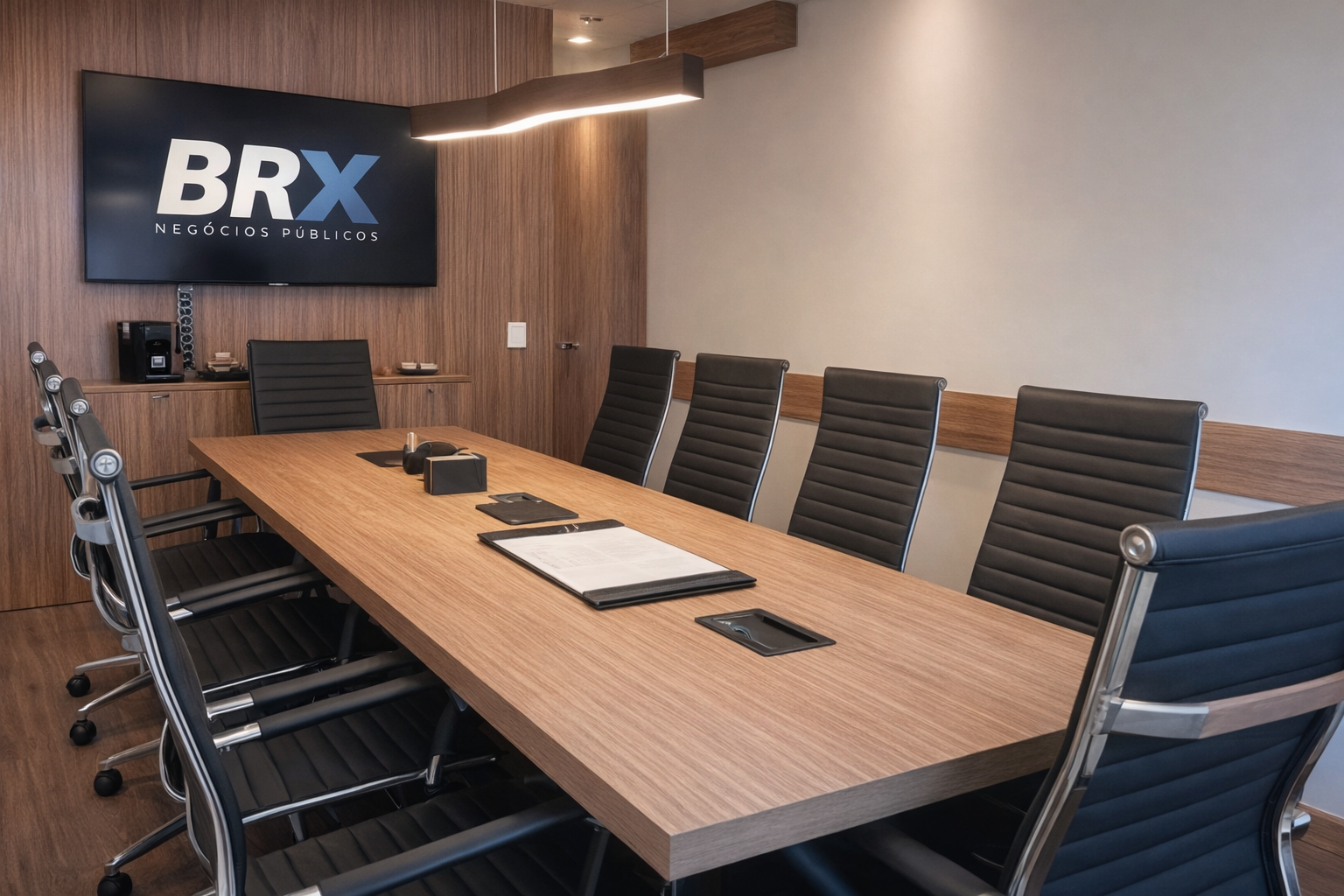 Sala de reunião institucional BRX